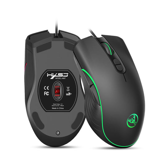 RGB Wired Gaming Mouse – High-Performance LED Mouse