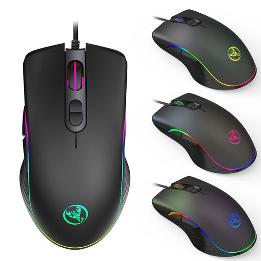 RGB Wired Gaming Mouse – High-Performance LED Mouse