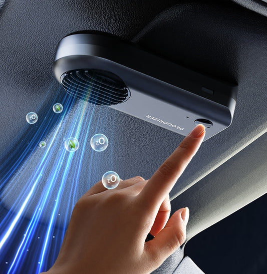 Car Air Purifier & Ozone Deodorizer for Home and Vehicle Use