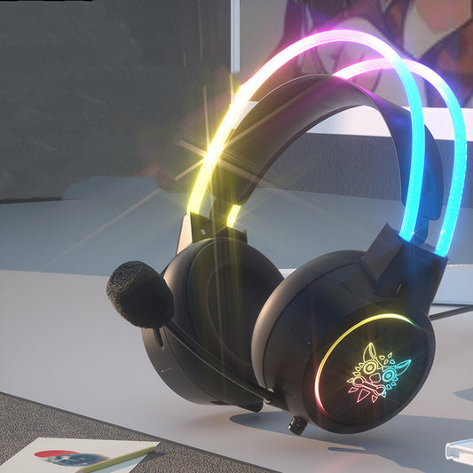 Wired Gaming Headset – Fashion Design with LED Light Effects