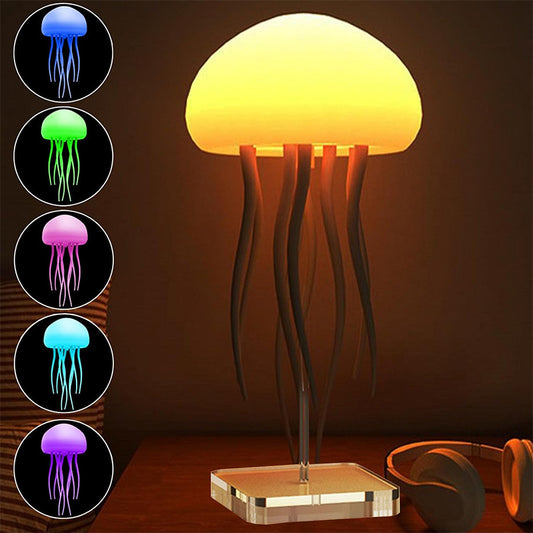 Jellyfish Mood Lamp – LED Night Light, Smart Table Lamp for Desk & Bedside