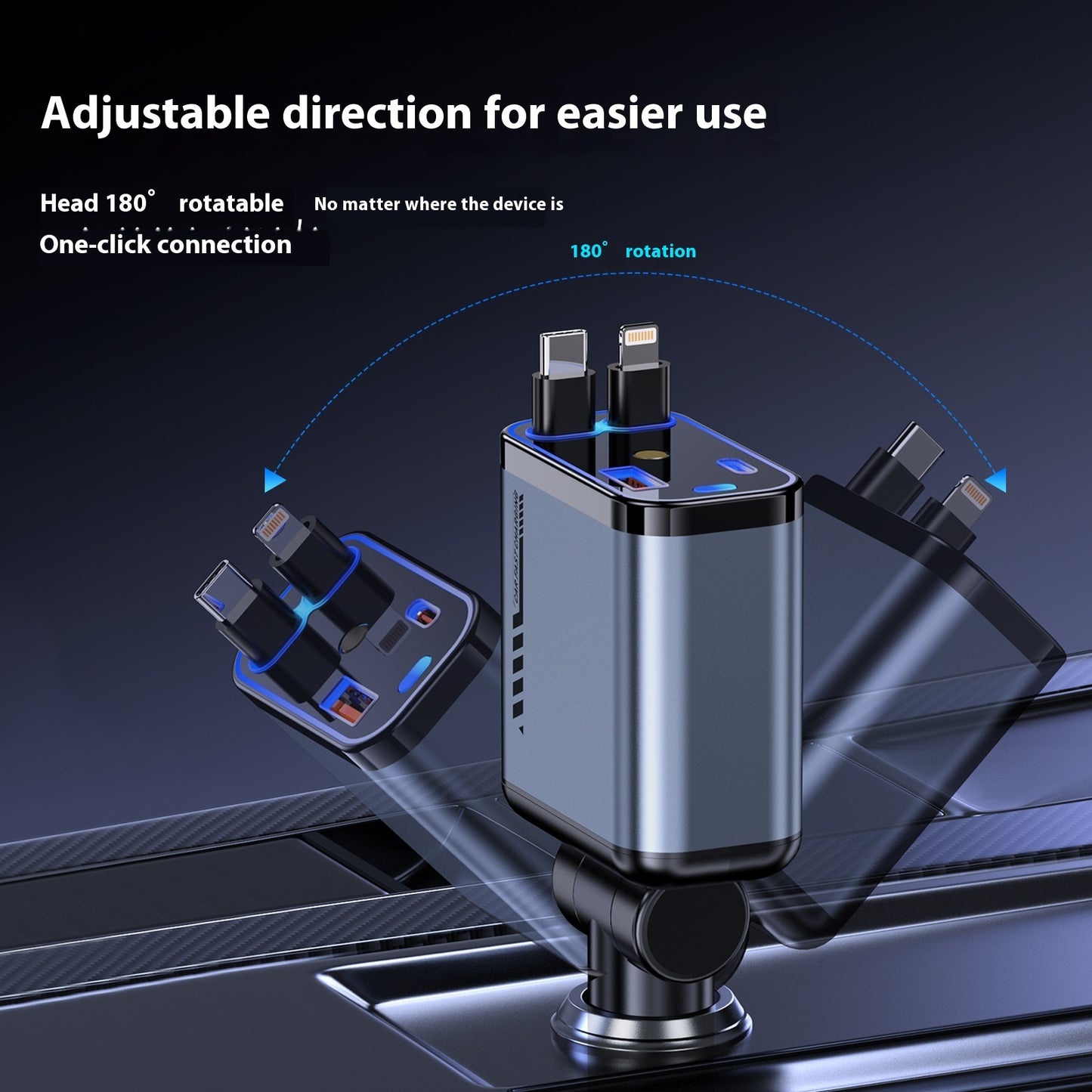 120W Super Fast Charger – High-Speed Star Power Adapter