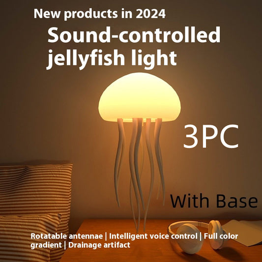 Jellyfish Mood Lamp – LED Night Light, Smart Table Lamp for Desk & Bedside