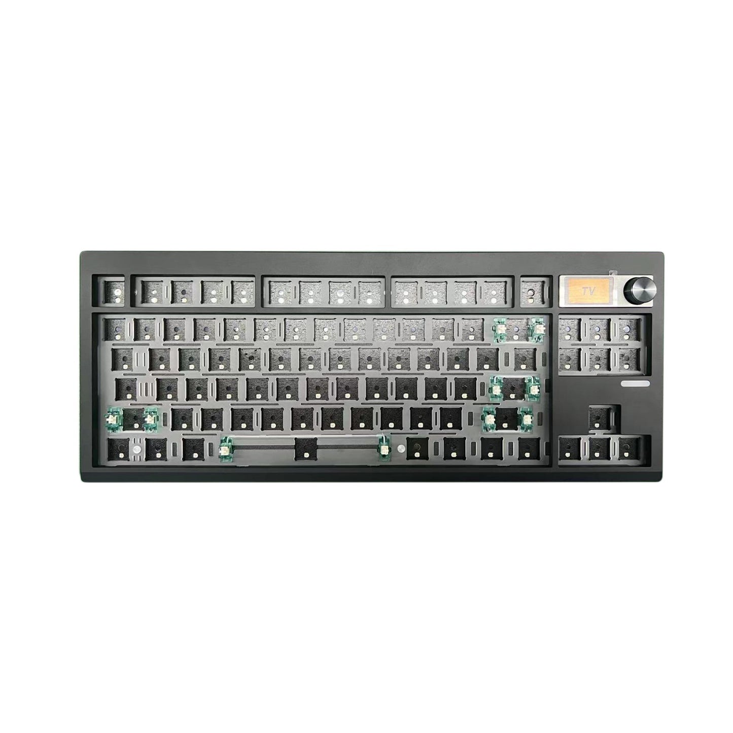 DIY Mechanical Keyboard Kit – Hot-Swap with Knob & RGB Backlight