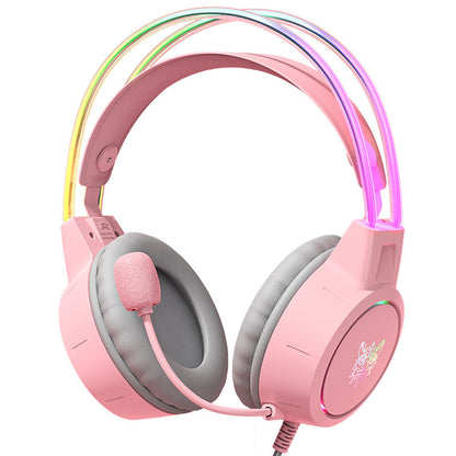 Wired Gaming Headset – Fashion Design with LED Light Effects