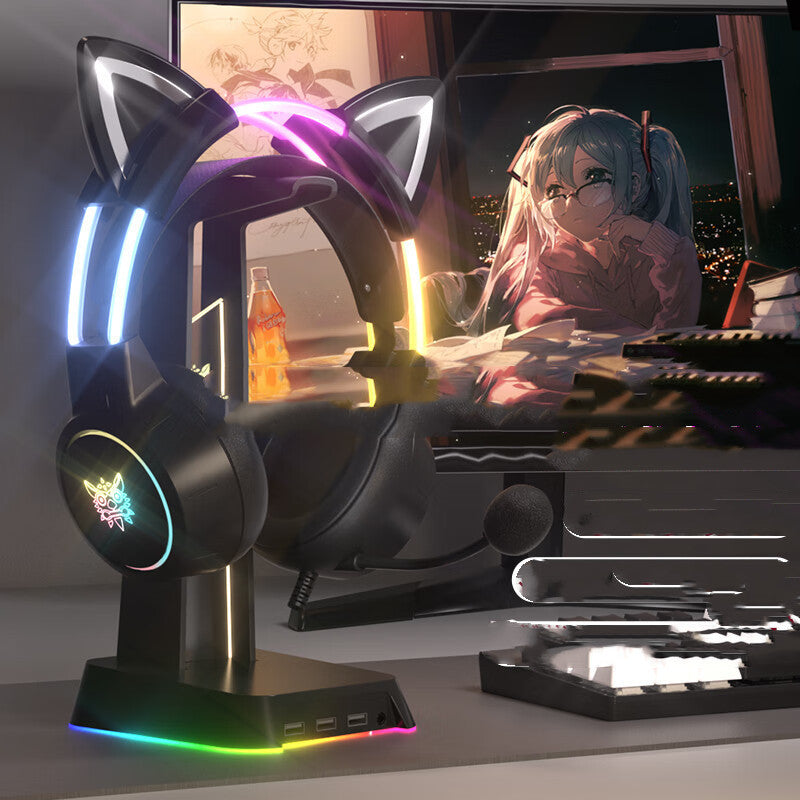 Wired Gaming Headset – Fashion Design with LED Light Effects