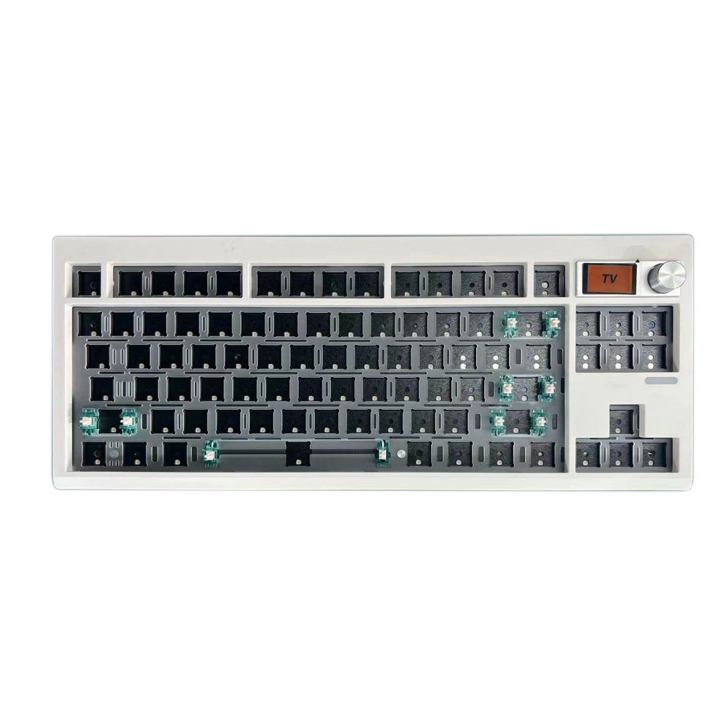 DIY Mechanical Keyboard Kit – Hot-Swap with Knob & RGB Backlight
