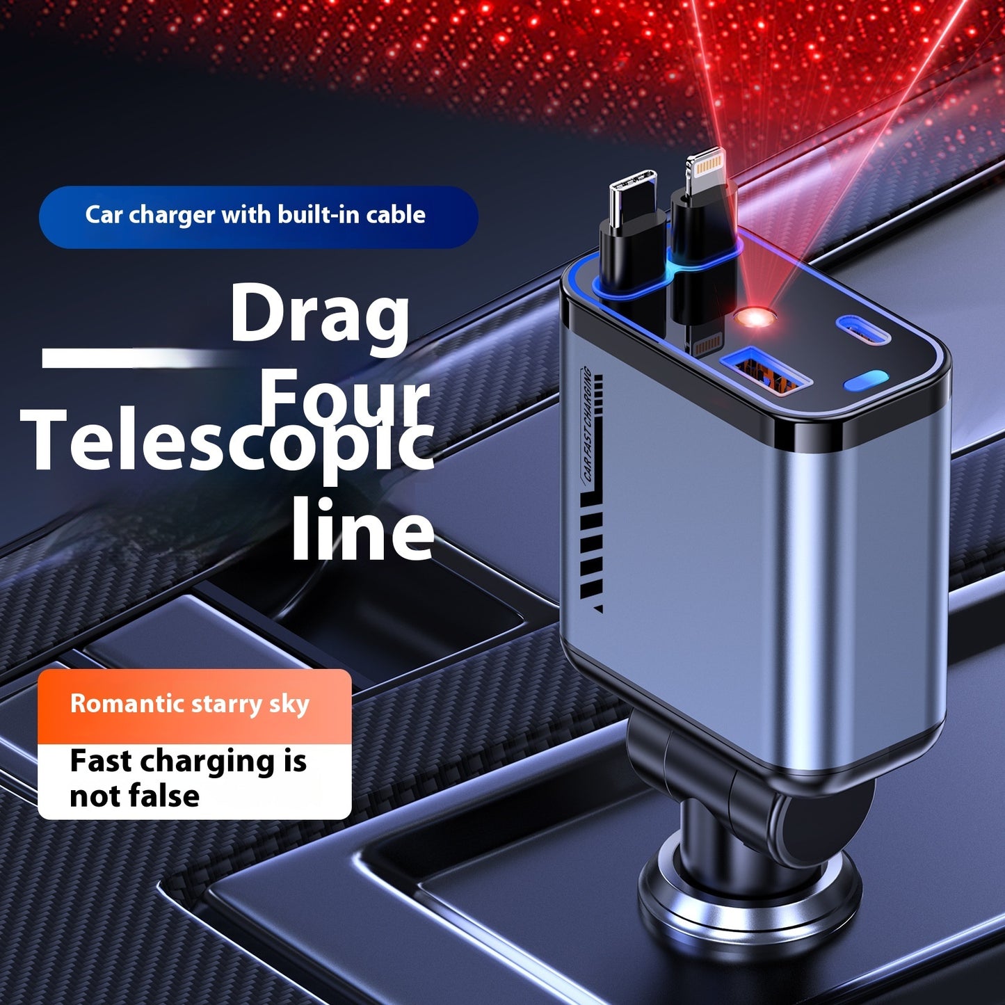 120W Super Fast Charger – High-Speed Star Power Adapter