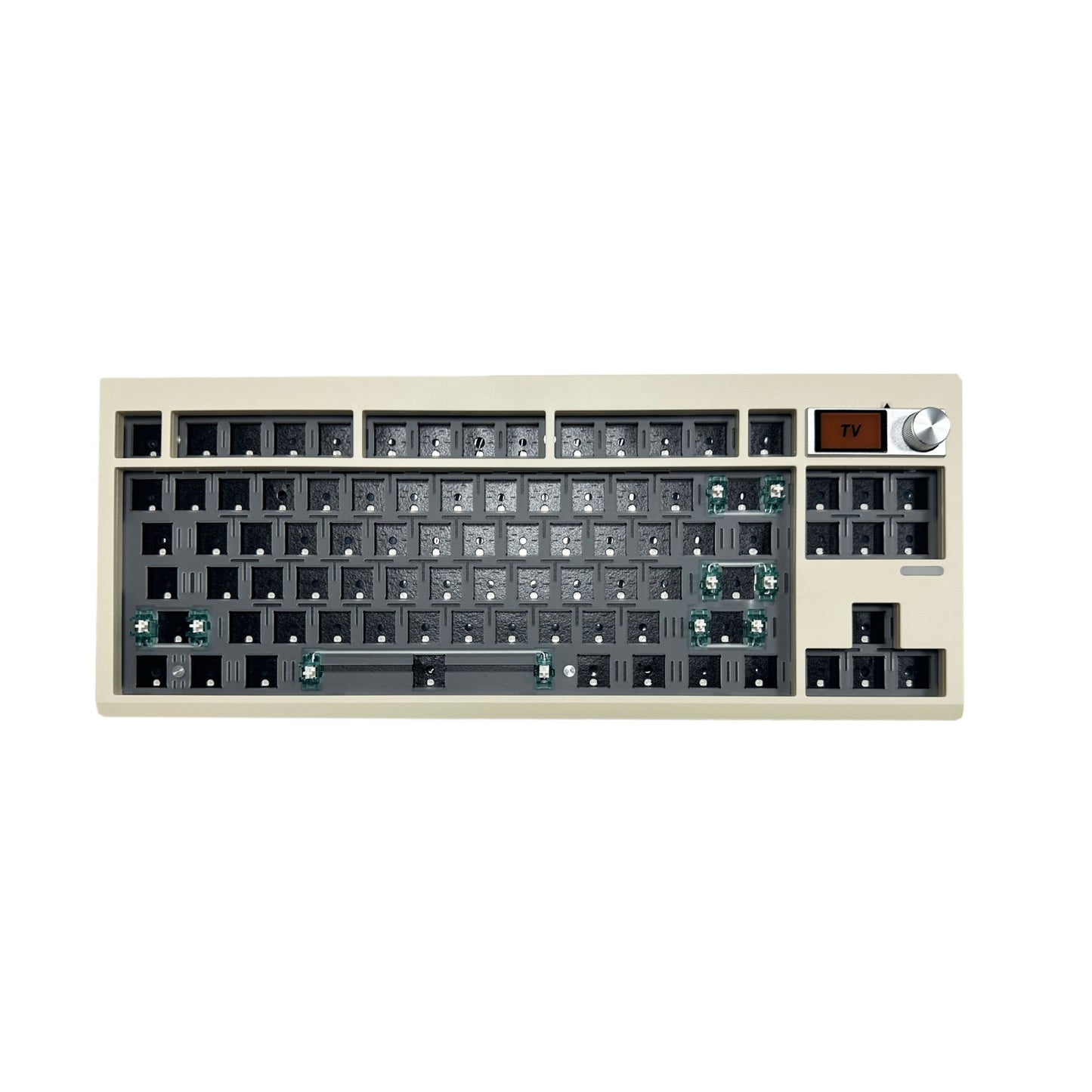 DIY Mechanical Keyboard Kit – Hot-Swap with Knob & RGB Backlight
